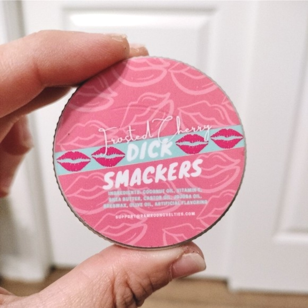 NEW Frosted Cherry Dick Smackers Sexy Lip Balm